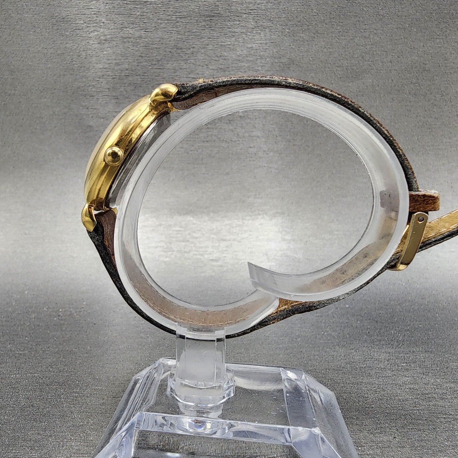 Pulsar Watch Women 29mm Cream Dial Gold Tone Date Round V8210350 New Battery6