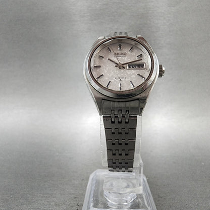 Seiko Automatic Watch Women 27mm Silver Dial Silver Tone Daydate 27060370 Runs5