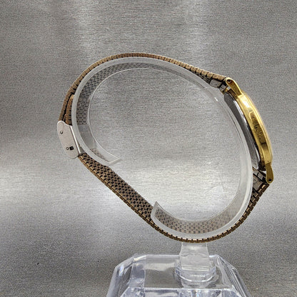Seiko Dolce Watch Men 32mm White Dial Gold Tone 8n417030 New Battery READ!!!!!!8