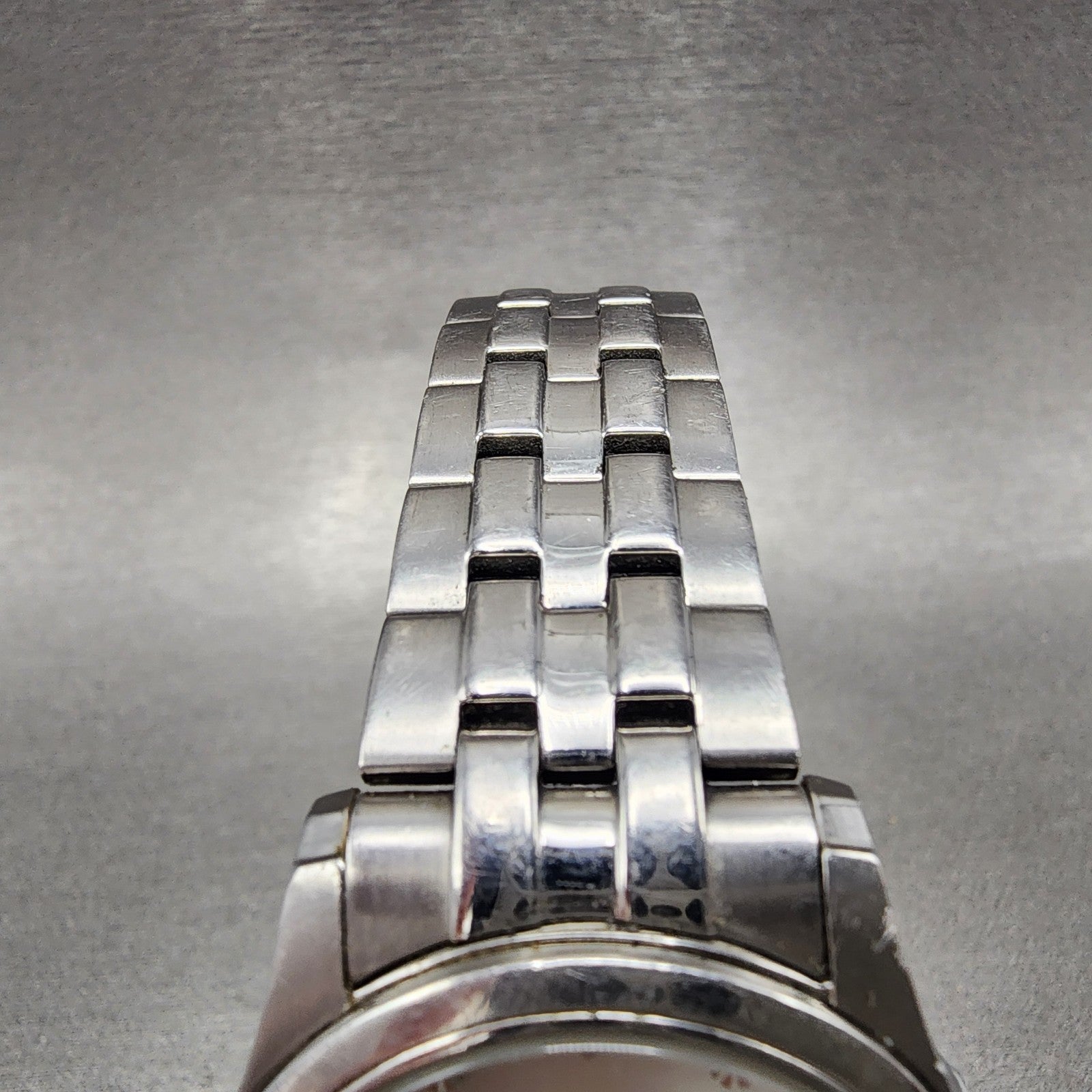 Bulova Diamond Watch Women 34mm MOP Heart Dial Silver Tone 96P182 New Battery4