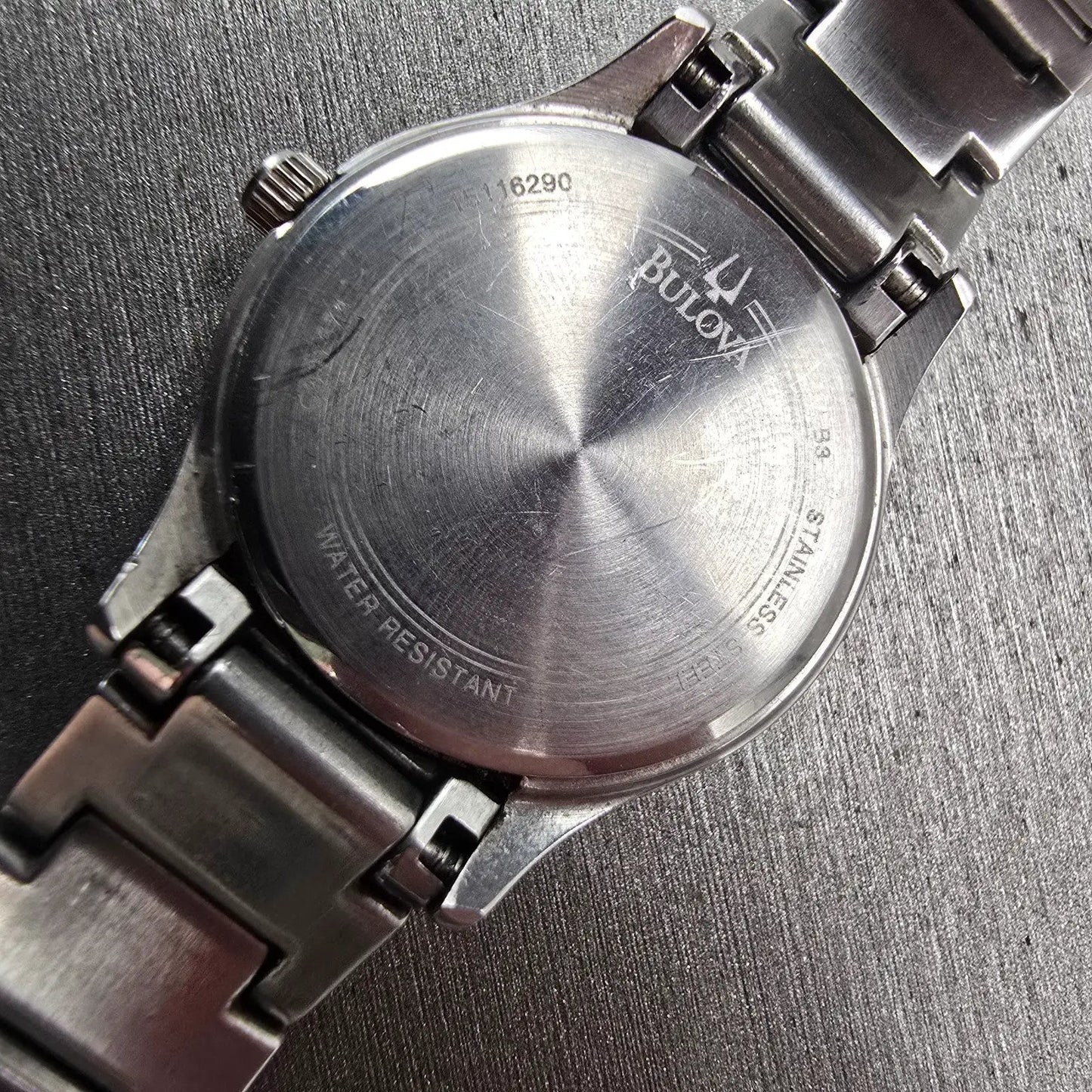 Bulova Watch Women 28mm Silver Dial Silver Tone Round 96L175 New Battery10