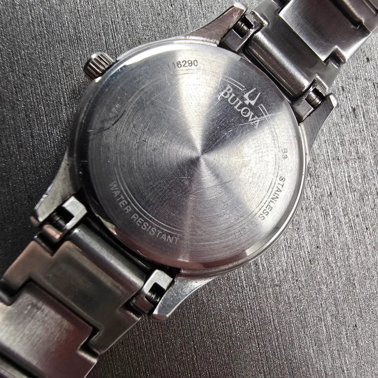 Bulova Watch Women 28mm Silver Dial Silver Tone Round 96L175 New Battery10