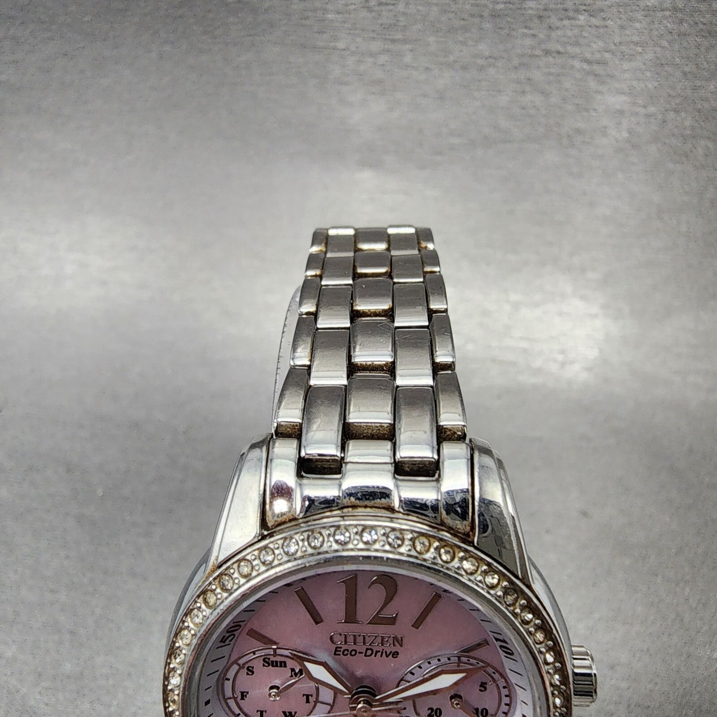 Citizen EcoDrive Silhouette Watch Women 32mm MOP Dial Stainless Daydate Runs4