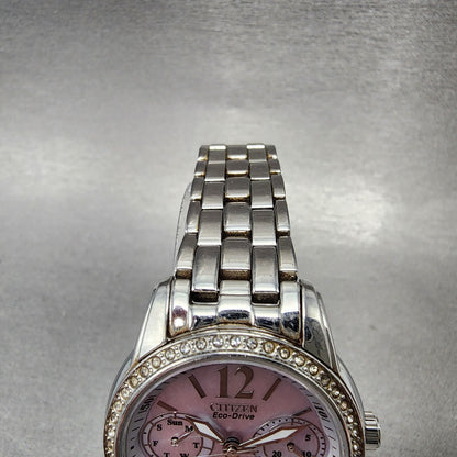 Citizen EcoDrive Silhouette Watch Women 32mm MOP Dial Stainless Daydate Runs4
