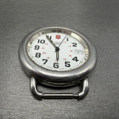 Victorinox Swiss Army Calvary Watch Men 37mm White Dial Steel NO CASEBACK PARTS3