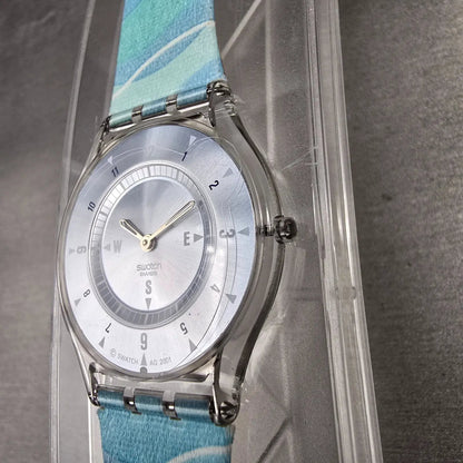 Swatch Skin James Bond Thunderball Watch Men 34mm SFK154 New Battery NOS5