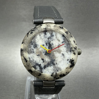 Tissot Rock Watch Women 30mm Silver Stone Dial Stone Case Round R150 New Battery1
