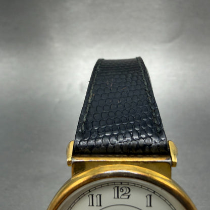 Gruen Precision Watch Men 31mm White Dial Gold Tone Round  New Battery4