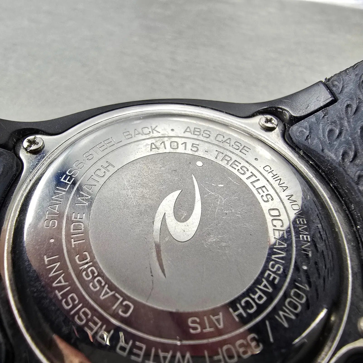 Rip Curl Oceansearch ATS Watch Men 43mm Black Digital Alarm Chronograph New Batt9
