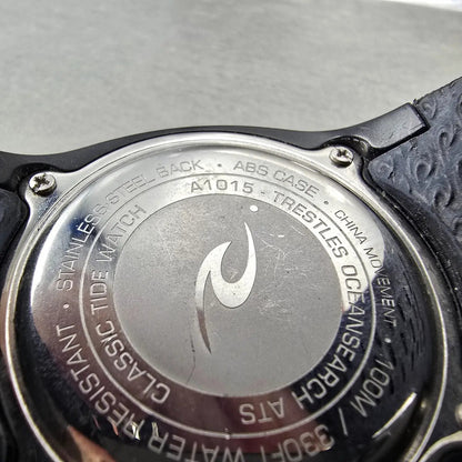 Rip Curl Oceansearch ATS Watch Men 43mm Black Digital Alarm Chronograph New Batt9
