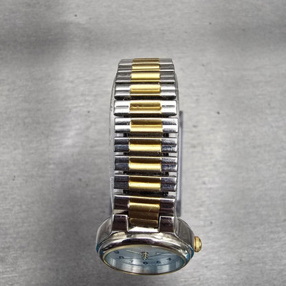 Seiko Watch Women 24mm White Dial Two Tone Daydate Round 7N83-0131 New Battery4