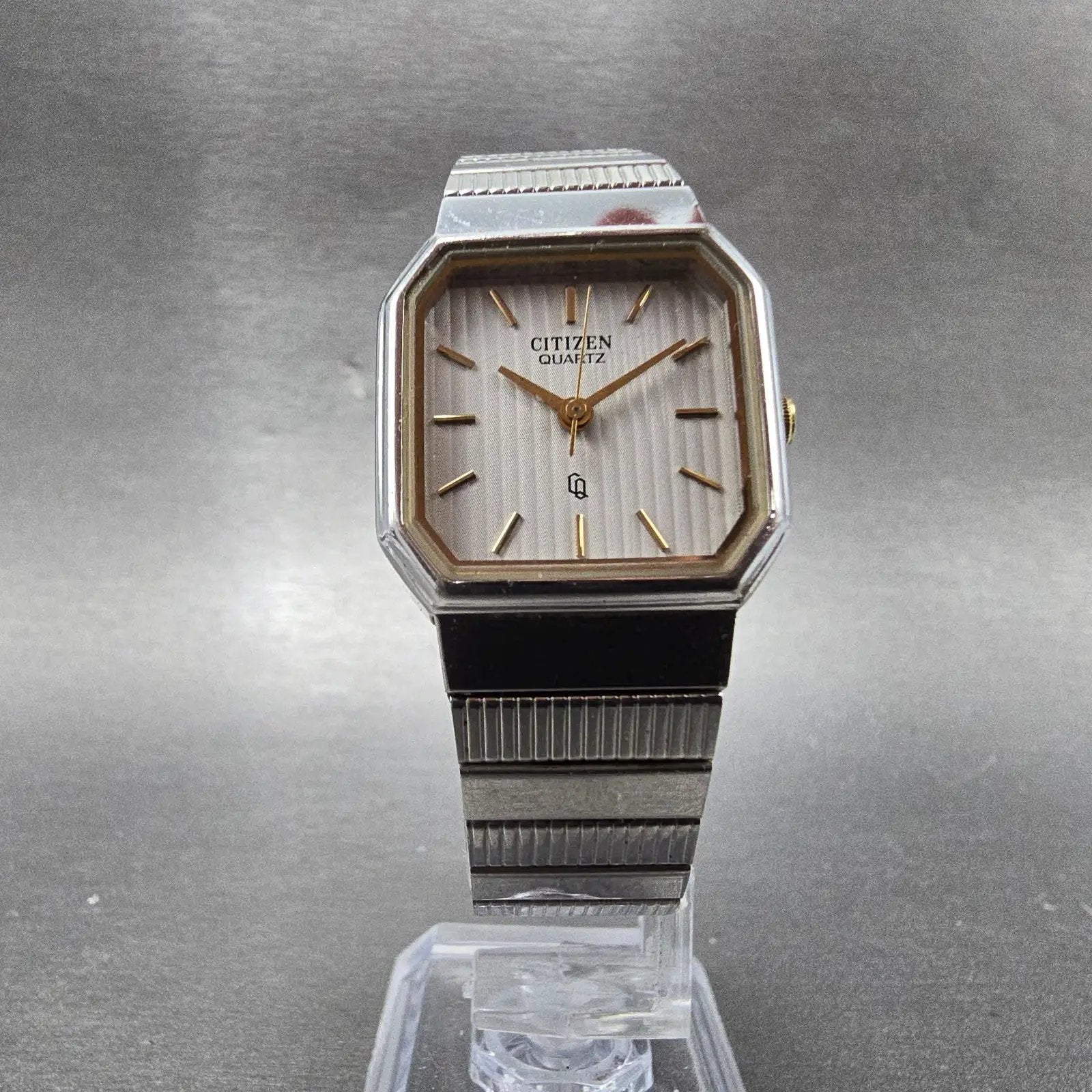 Citizen CQ Watch Unisex 25mm Silver Dial Two Tone Octagon 4031-899563 PARTS6