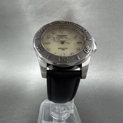 Invicta Pro Diver Watch Women 35mm MOP Dial Silver Tone Round 0003 New Battery5