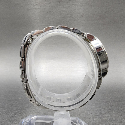 Seiko ALBA Ingenu Watch Women 22mm Pink Dial Silver Tone Crystal Bezel New Batt