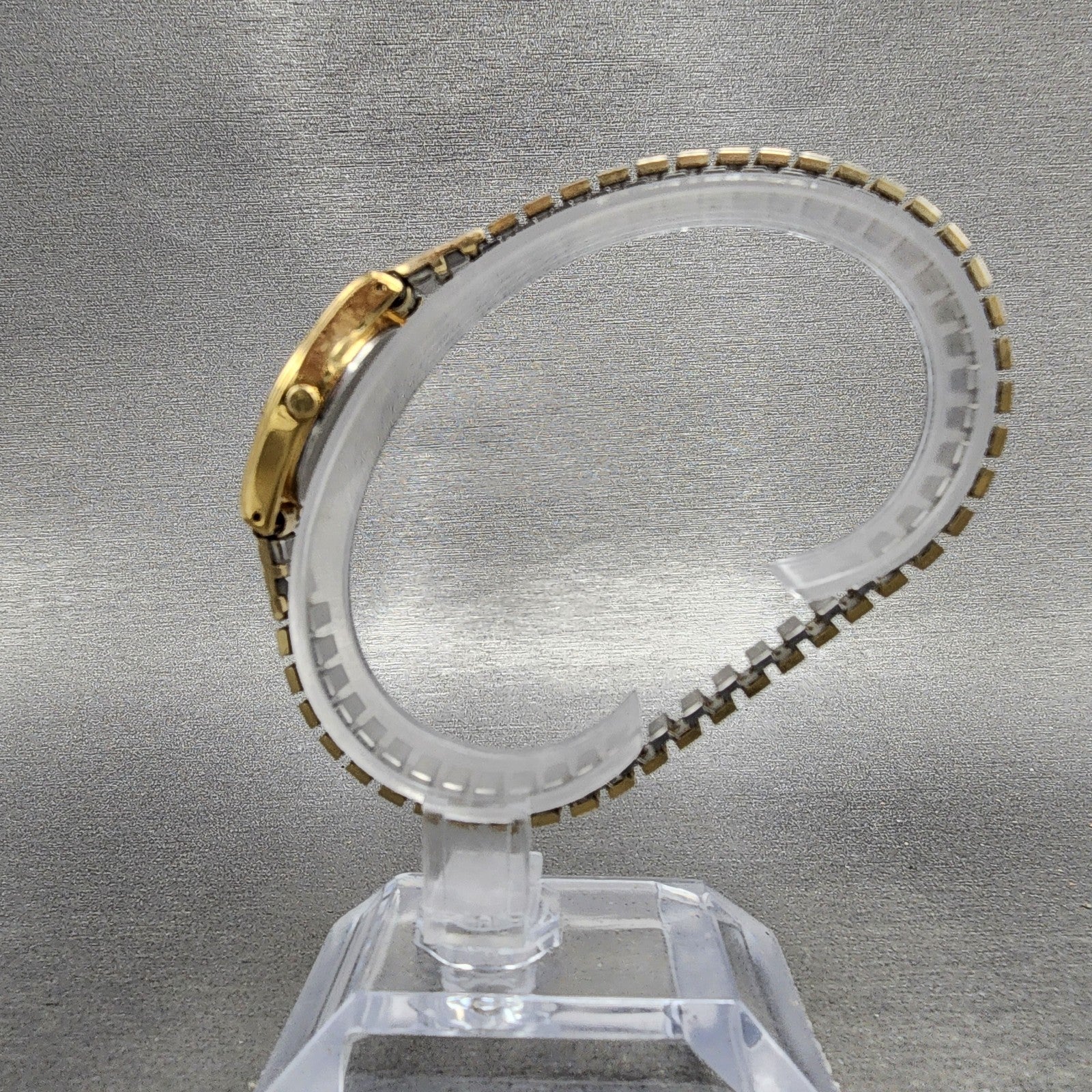 Seiko SQ Watch Women 22mm Champagne Dial Gold Tone Daydate 2a230139 New Battery6