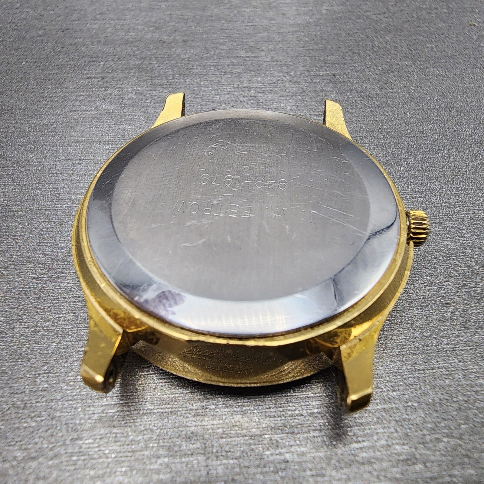 Omega Constellation Watch Men 36mm Champagne Dial Gold Plated Date Cal 1342 Runs10