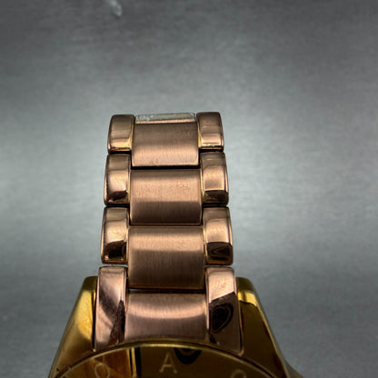 Coach Tristen Watch Women 33mm Silver Dial Rose Gold Tone Round New battery4