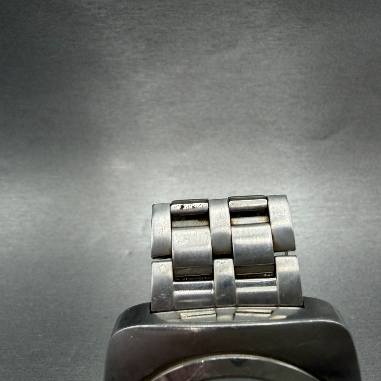 Diesel Watch Men 43mm White Dial Silver Tone Daydate Round DZ-1184 New battery4