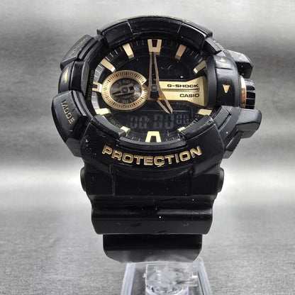 Casio G-Shock GA-400GB Watch Men 52mm Black Gold Chrono Alarm New Battery5