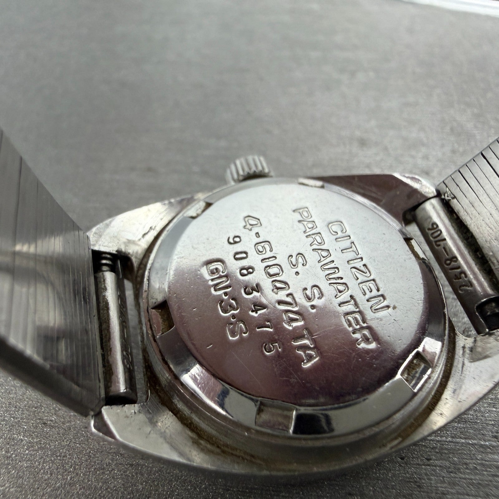 Citizen CosmoStar Watch Women 25mm Silver Dial Silver Tone Date Manual Runs VTG9