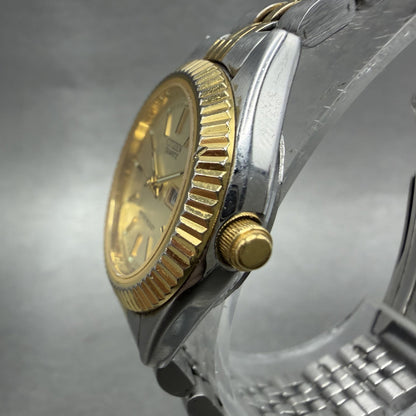 Citizen CQ Watch Women 25mm Champagne Dial Two Tone Daydate 6000-R00413 New Batt2