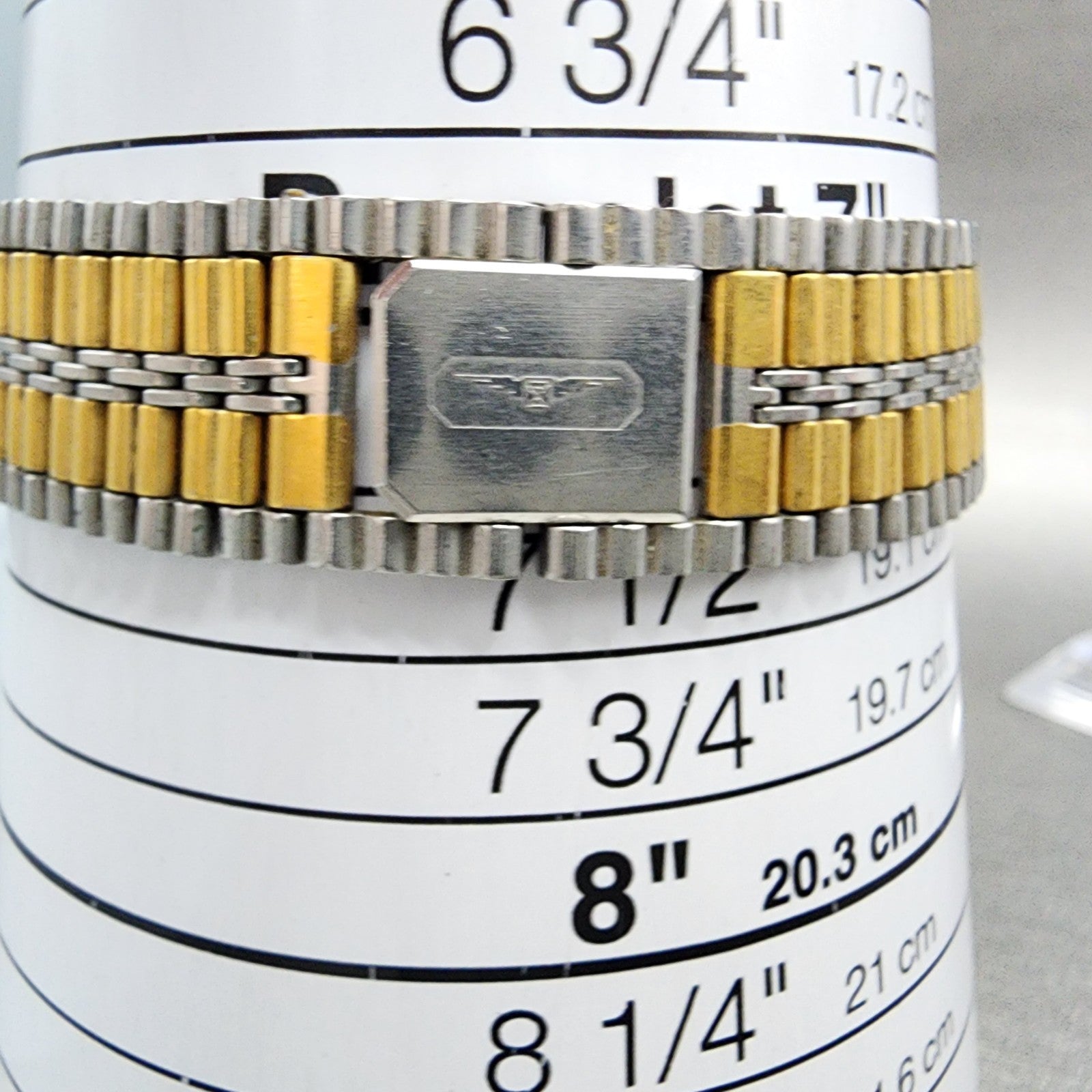 Longines Watch Men 28mm Champagne Dial Two Tone Rectangle Cal L962.2New Battery10
