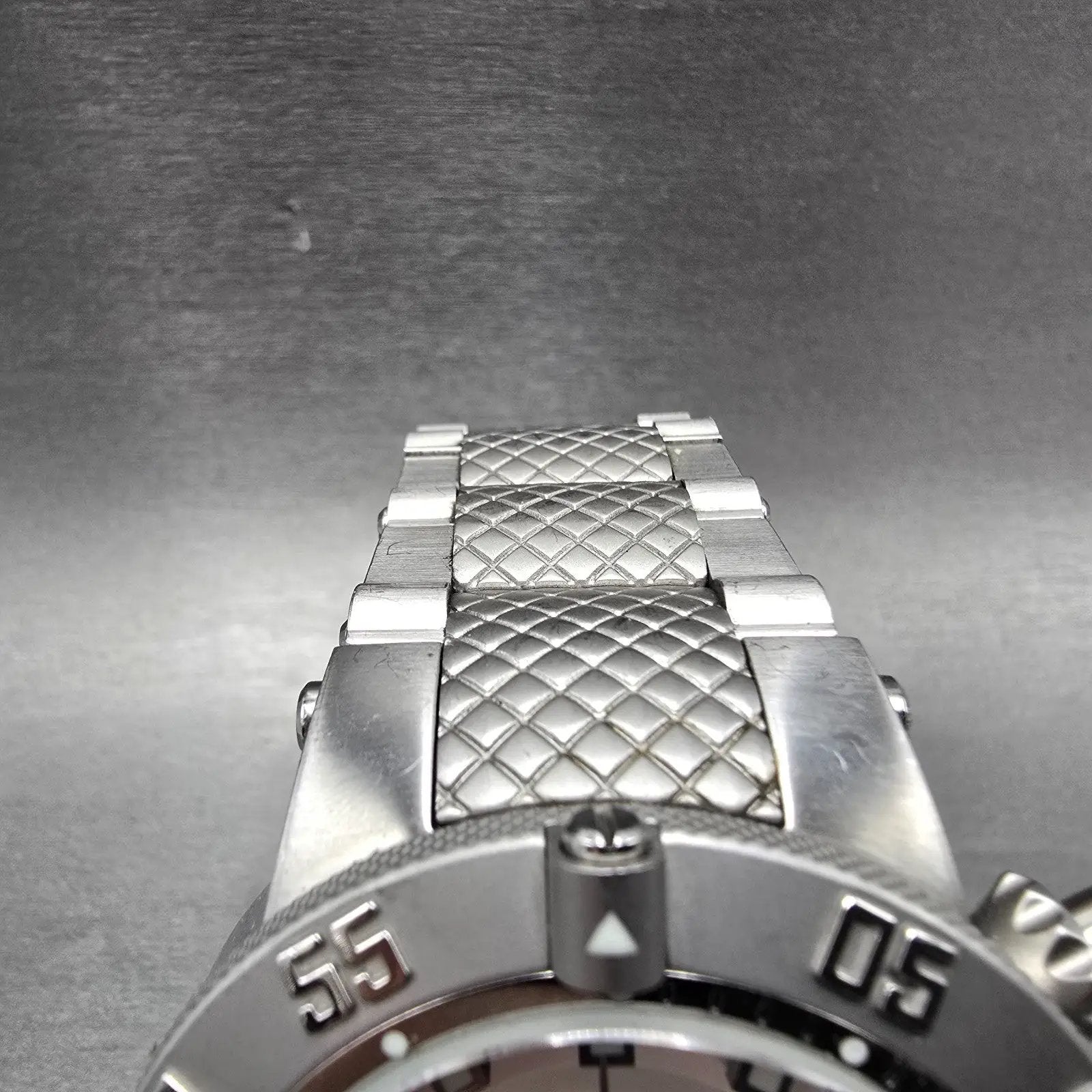 Invicta Sub Aqua Noma III Watch Men 50mm Silver Dial Silver Tone 1894 NewBattery4