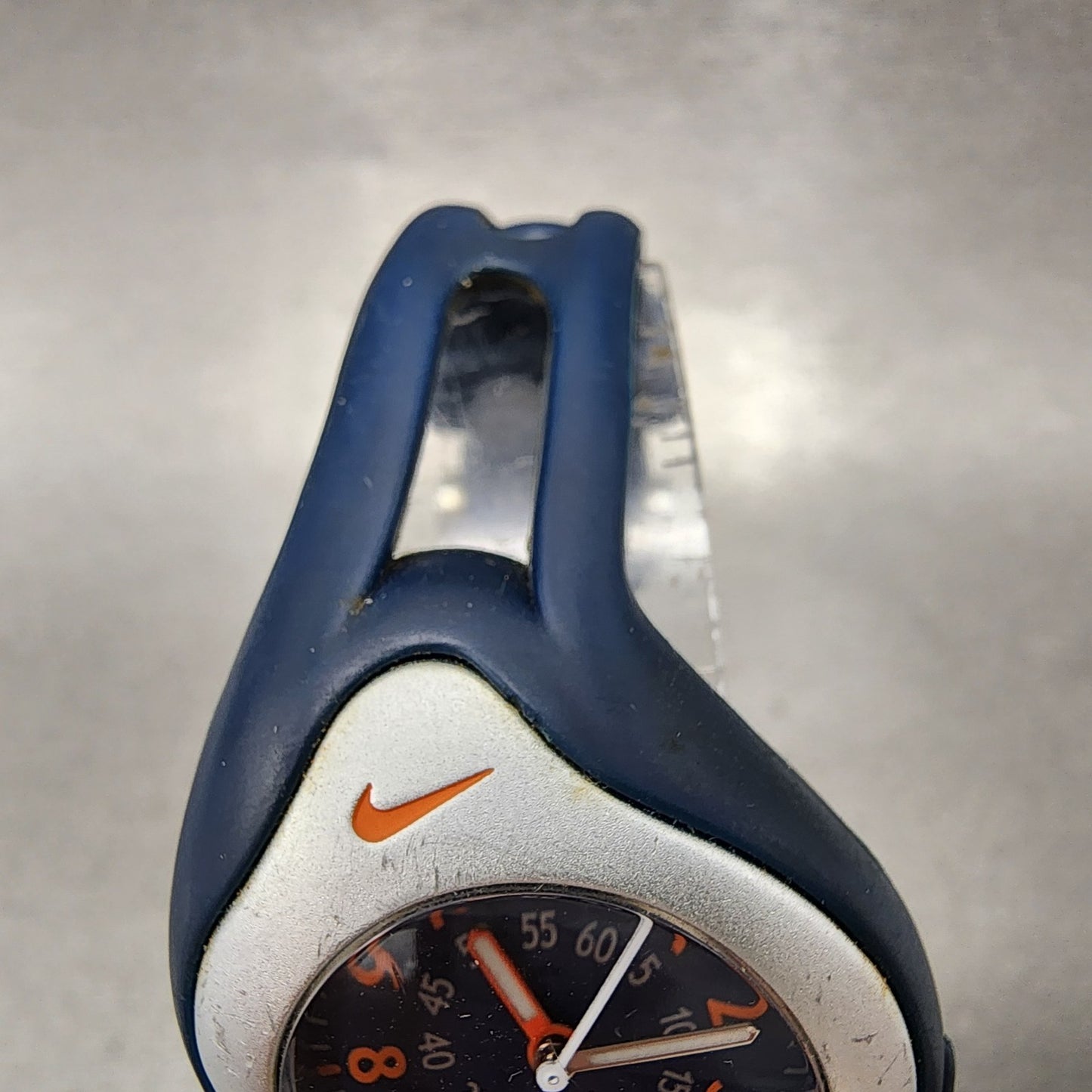 Nike Triax Watch Women 31mm Blue Dial Blue Tone Asymmetrical New Battery5