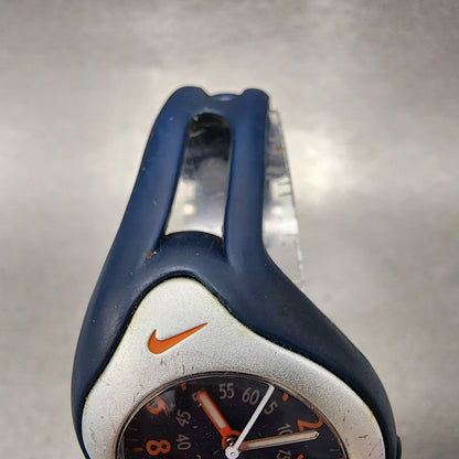 Nike Triax Watch Women 31mm Blue Dial Blue Tone Asymmetrical New Battery5