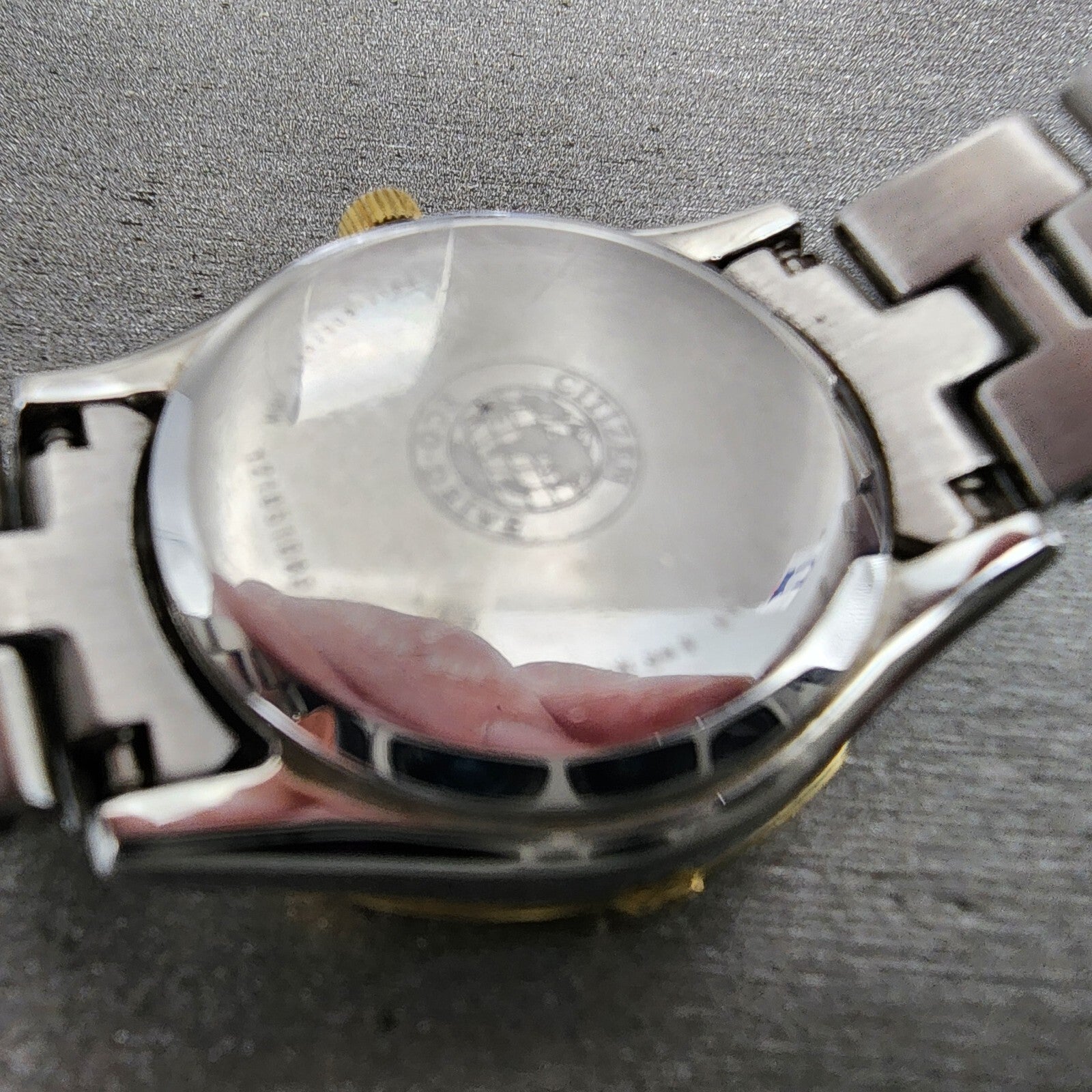 Citizen EcoDrive Watch Women MOP Dial Two Tone Date Round Date Round Runs11