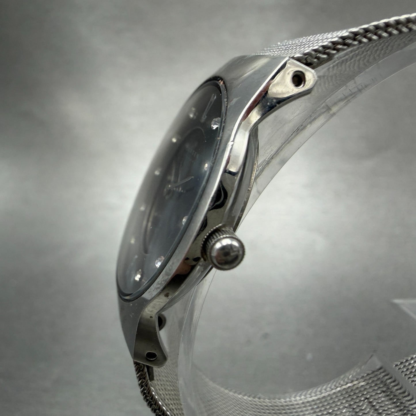 Skagen Watch Women 28mm Black dial Silver Tone Round 233SSSBD New Battery2