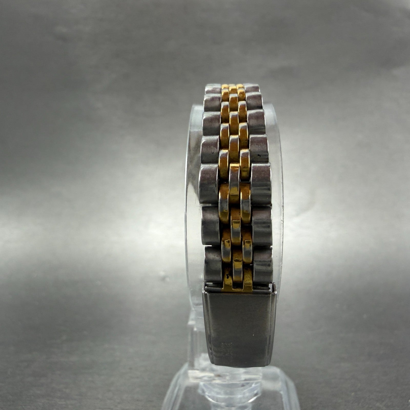 Pulsar Watch Women 24mm Champagne Dial Two Tone Daydate Round V783-0030 New Batt7