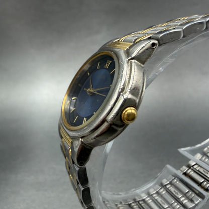 Seiko Alba Urban Watch Women 24mm Blue Dial Two Tone Round V701-1450 New Battery2
