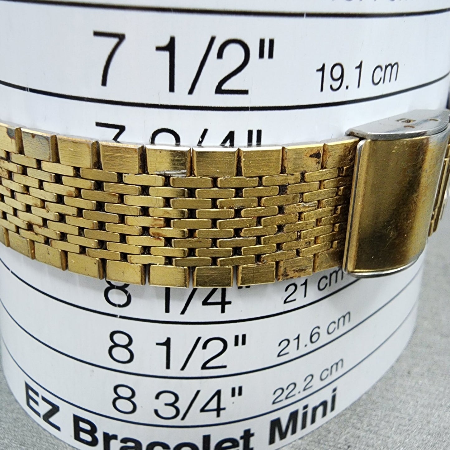 Seiko Analog Digital Watch Men 31mm Gold Dial Gold Tone Rectangle New battery