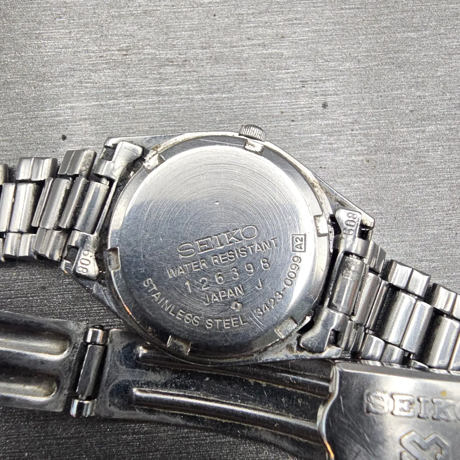 Seiko SQ Watch Women 24mm Bronze Dial Silver Tone Daydate 3423-0099 New Battery10