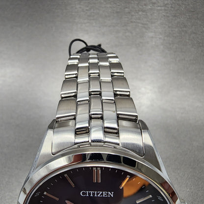 Citizen EcoDrive Addysen Watch Men 41mm Blue Dial Steel Date BM725153L4
