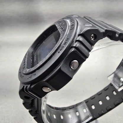 Casio G-Shock DW-5750E Watch Men 46mm Black Dial Black Chrono Alarm New Battery2