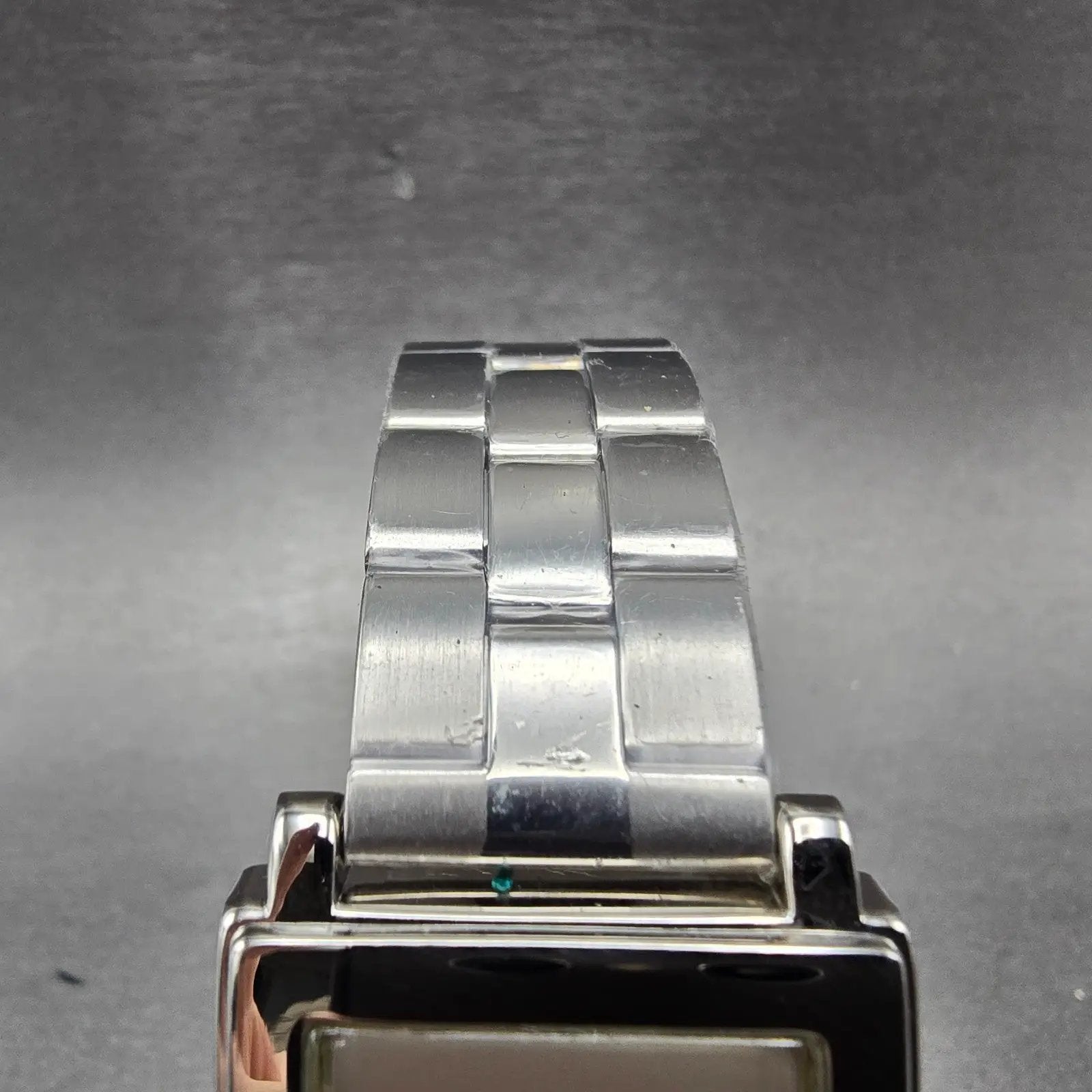 Bulova TFX Tank Watch Men 29mm Silver Dial Silver Tone date 36B05 New Battery4