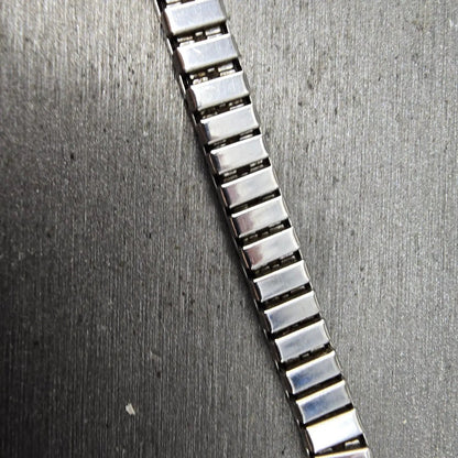 Navajo Sterling Silver Watch Band Tips 9mm Mother Of Pearl Leaf Design Vintage11