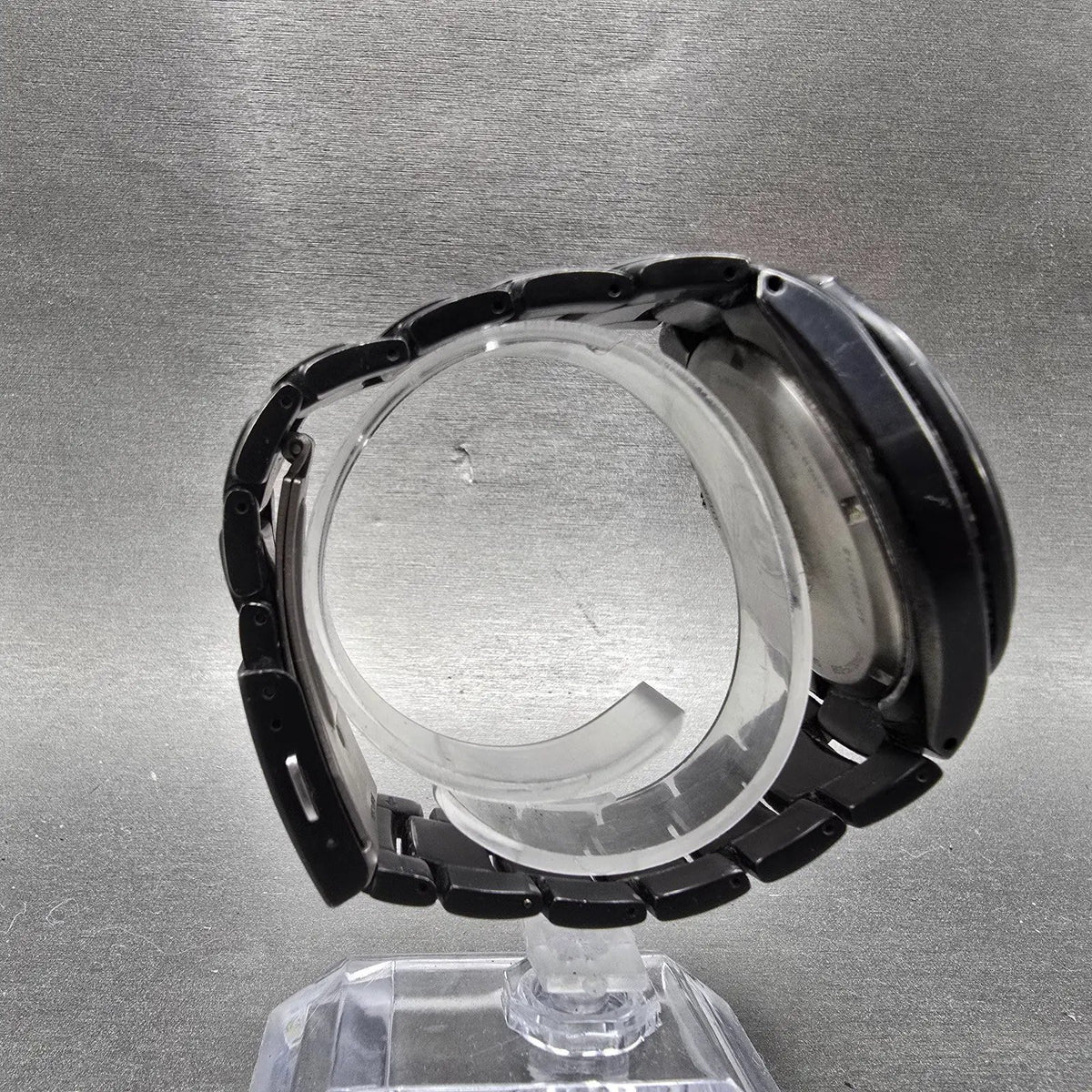 Citizen Eco-Drive Chronograph Watch Men 43mm Black Dial Titanium Date CA0265-59E8