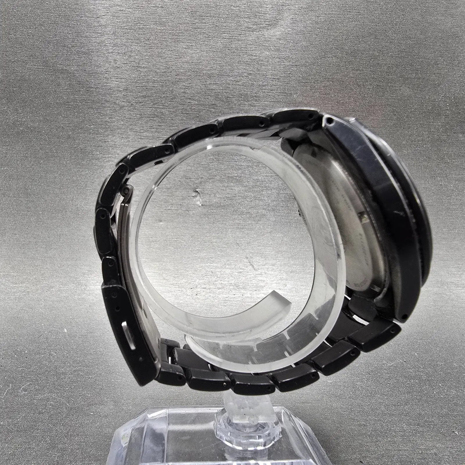 Citizen Eco-Drive Chronograph Watch Men 43mm Black Dial Titanium Date CA0265-59E8