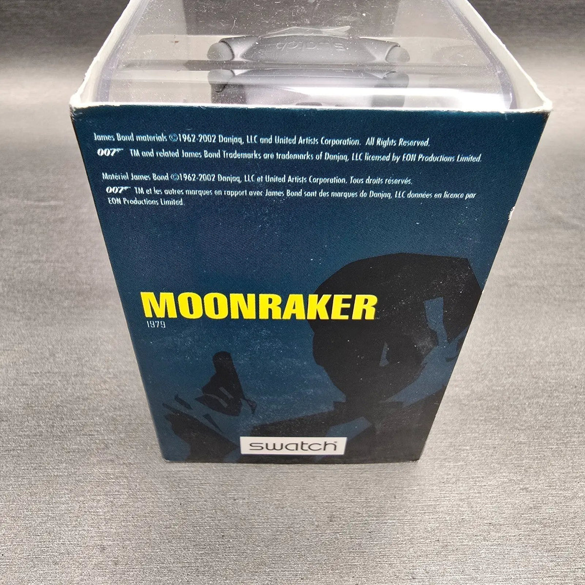 Swatch Beat James Bond Moonraker Digital Watch Men 43mm YKA4000 New Battery NOS9