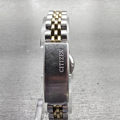 Citizen CQ Watch Women 25mm Champagne Dial Two Tone Daydate 1002-R15119 New Batt7