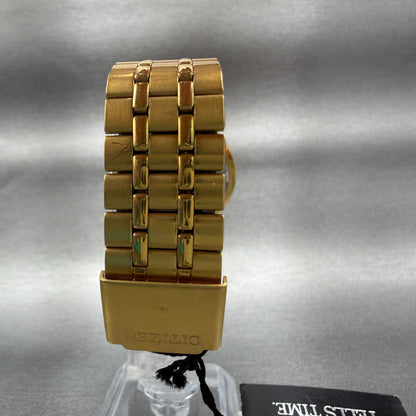 Citizen Watch Men 35mm Gold Dial Gold Tone Round 6031S10344 NOS PARTS Vintage8