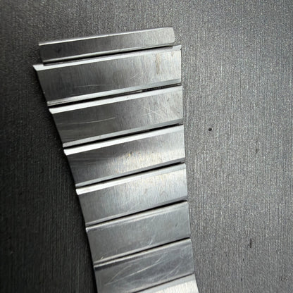 Seiko SQ Bracelet 21mm Stainless Steel Tri Folding Clasp Z1157 Vintage Japan B1