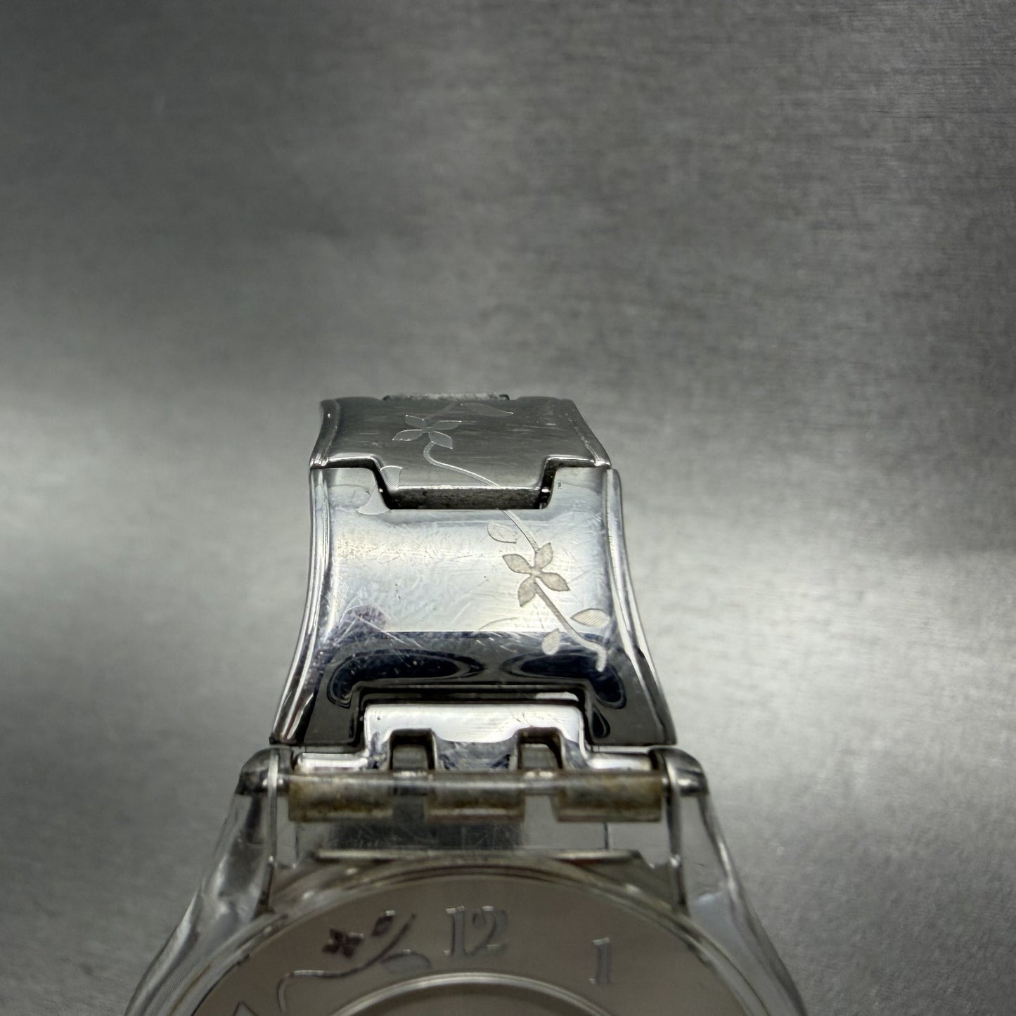 Swatch Climber Flowery Watch Women 34mm Silver Dial Clear Tone SFK300G New Batt4