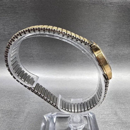 Seiko Watch Women 23mm Silver Dial Gold Tone Round 2320-0060 New Battery Vintage8