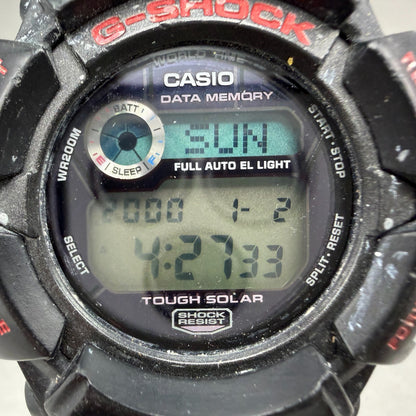 Casio G-Shock G-2300B Watch Men 47mm Digital Black Solar Alar, Chrono PARTS2