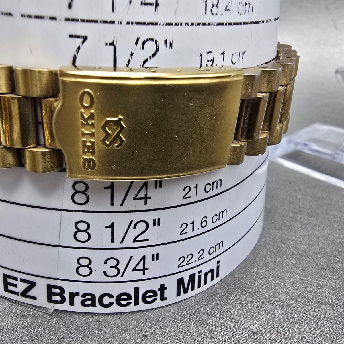 Seiko President Watch Men 35mm Gold Dial Gold Tone Daydate 5Y23-8A69 New Batt HH11