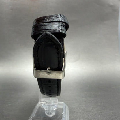 Seiko Tank Watch Men 28mm Champagne Dial Gold Tone Date 6532-5250 New Battery S28